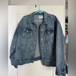 Women oversize Jean jacket